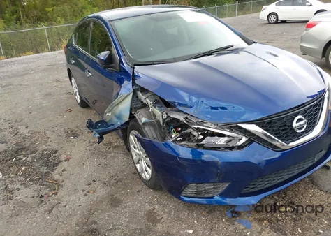 2019 Nissan Sentra S из США, поврежденный, VIN 3N1AB7AP1KY401104